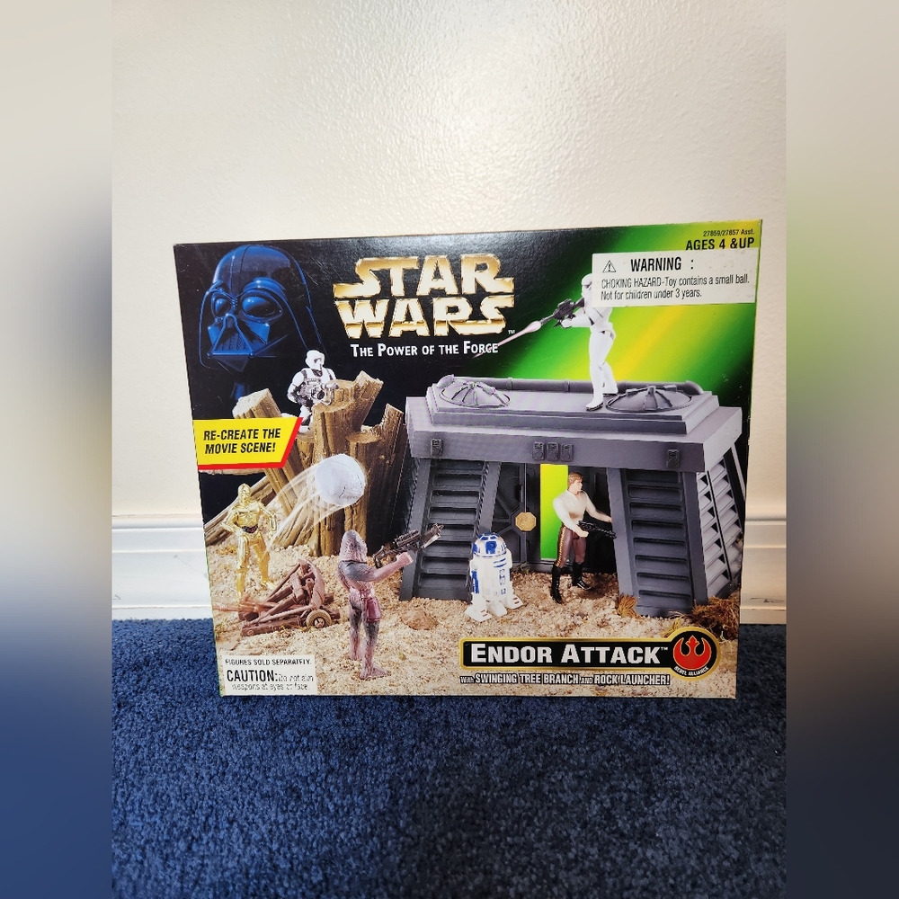 ⚜️SOLD⚜️ Kenner Star Wars Power of The Force Endor Attack 1997 Playset